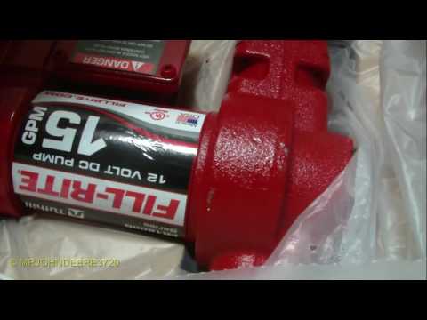 my new fill-rite 15 GMP Fuel Transfer pump.