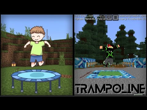 Insane Minecraft Trampoline Build! Watch Now!