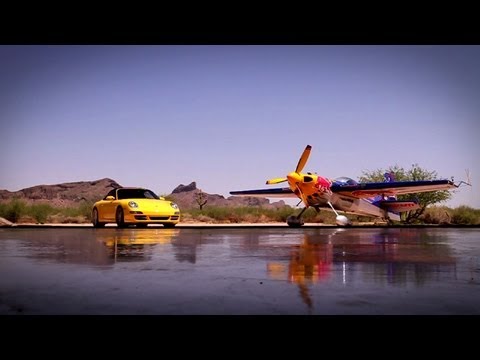 Porsche vs. Air Race Plane - Kirby Chambliss 2011