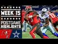 Buccaneers vs. Cowboys | NFL Week 15 Game Highlights