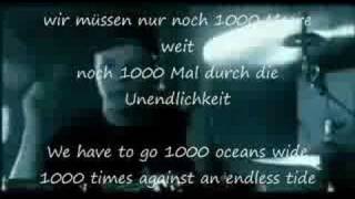 Tokio Hotel - 1000 Oceans (w/ German and English lyrics)