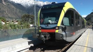 preview picture of video 'Vinschgerbahn / Ferrovia della Val Venosta; Stadler GTW 2/6'
