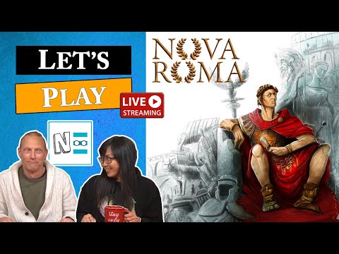 How to Play NOVA ROMA - Live Board Game Playthrough & Review e143