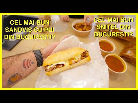 ȘNIȚELUL și SANDVIȘUL cu PUI de la NICOLAI! Plus GOGOȘI! (Nicolai, București)