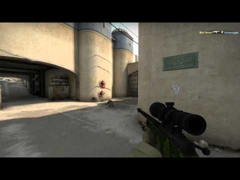 CS:GO ★ EPIC ACE! with AWP (Luck-Headshot through smoke!) #ACE #AWP