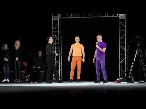 Stars on Ice Hamilton 2023 - CBC retakes intro with Kurt Browning and Elvis Stojko