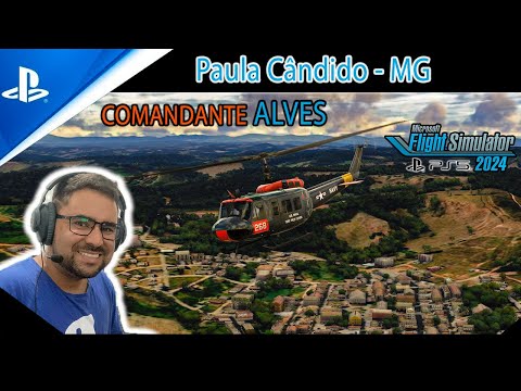 Voando em Paula Cândido - MG  | MSFS 2024 | PS5 Slim