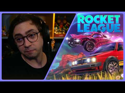 Alanzoka playing Rocket League with Gian