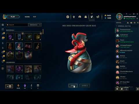 MSI orb and bag opening