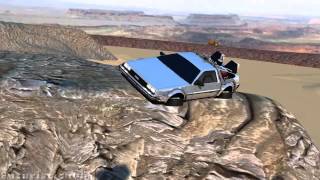 Back To The Future 3D Animation   DeLorean Time Machine DMC1