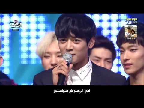 150528 SHINee backstage  winning speech  Mcountdow