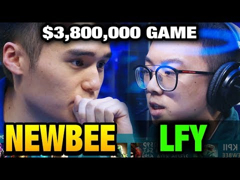 FIRST GRAND FINALS TEAM - NEWBEE VS LFY - TI7 Main Event Bo3 [Game 3]