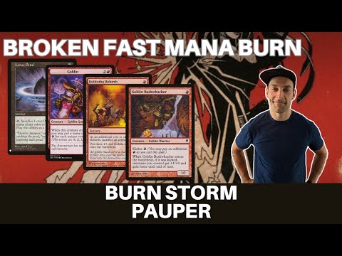 Burn is BROKEN with a new Storm approach! Ritual Goblin and Lotus Petal for fast wins | MTG Pauper