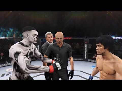 Bruce Lee vs. White Zombie (EA Sports UFC 2) - CPU vs. CPU