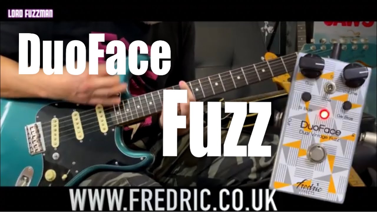 DUOFACE - The Dual Vintage fuzz pedal by Fredric effects- Silicon and Germanium fuzz in one pedal! - YouTube