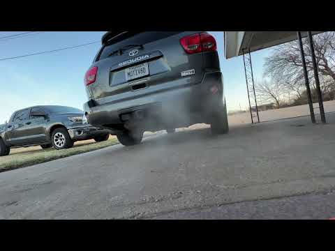 Put a Magnaflow muffler on the sequoia
