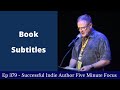 Successful Indie Author Five Minute Focus Ep379 - Book Subtitles