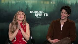 Peyton List (Maddie) & Milo Manheim (Wally) reveal what they like best about S3 of School Spirits.
