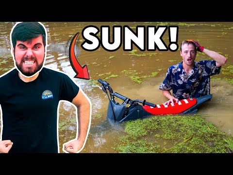 MILLER CRASHED MY DIRT-BIKE INTO POND! *RUINED*
