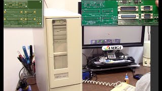 Commodore Amiga 4000 Tower I/O board using PCBWAY