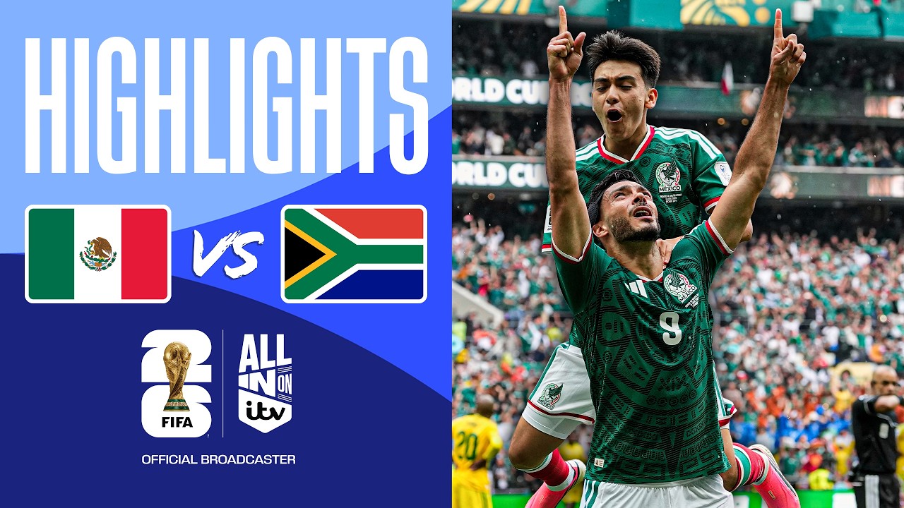Mexico vs South Africa Highlights: Three Red Cards in World Cup 2026 Opener (2-0)