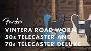Video thumbnail for Vintera Road Worn Telecasters | Vintera Series | Fender by Fender