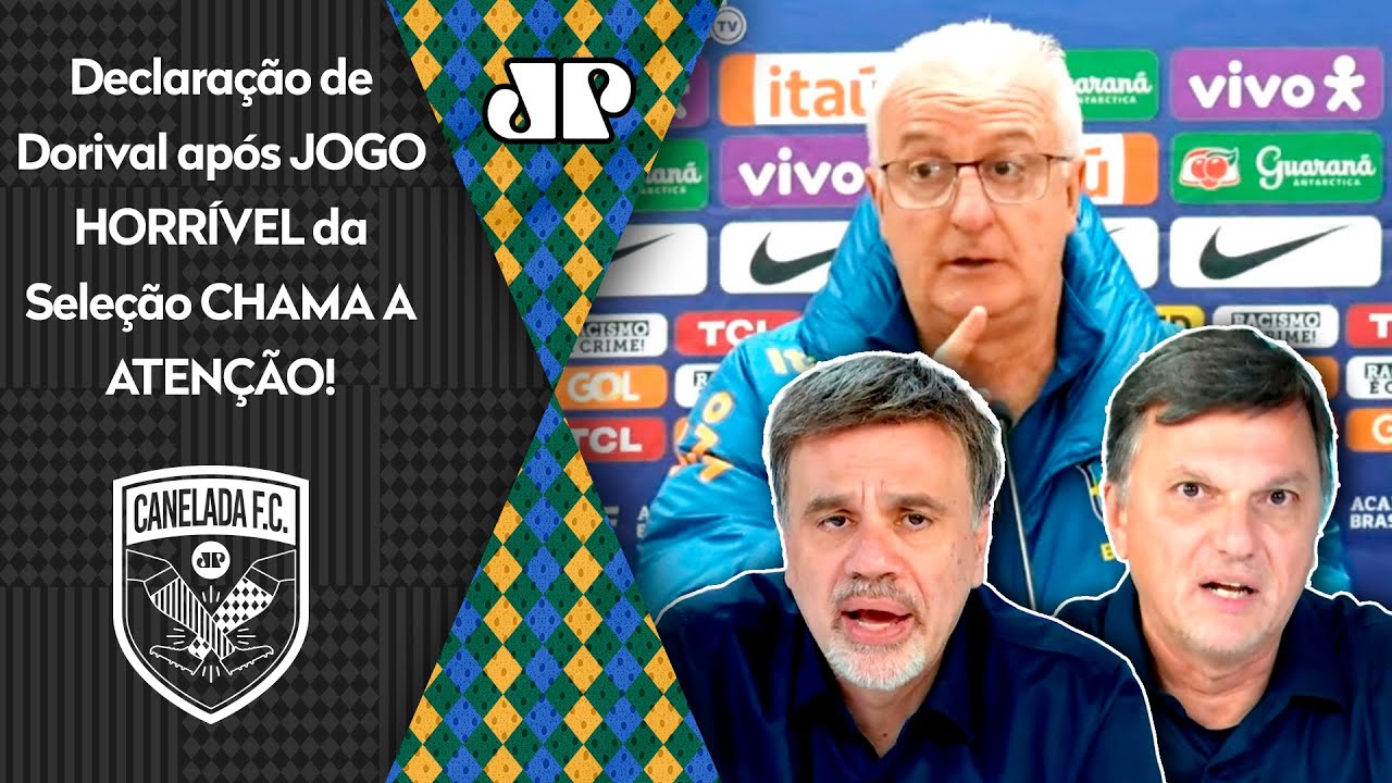 "SEMPRE TEM UMA DESCULPINHA! Gente, o Dorival FALOU que a Seleção..." OLHA o que CHAMOU A ATENÇÃO!