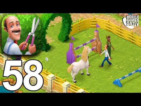 GARDENSCAPES - Stable Area - STORY Walkthrough Gameplay Part 58 (iOS Android)