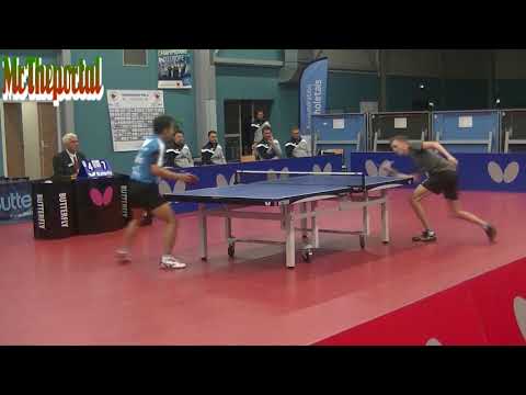 Table Tennis French Pro A 2018/19 - Liam Pitchford Vs Chen Tianyuan - (Private Recording)