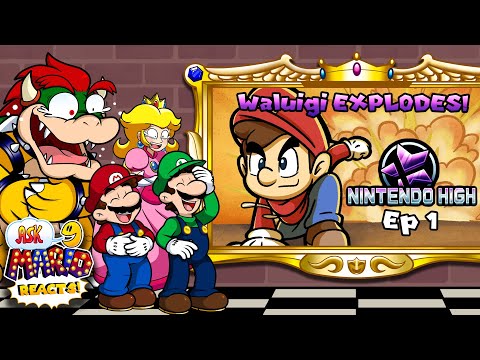 ⭐️Nintendo High (Ep 1) - Let's-A-Go!📺Ask Mario Reacts