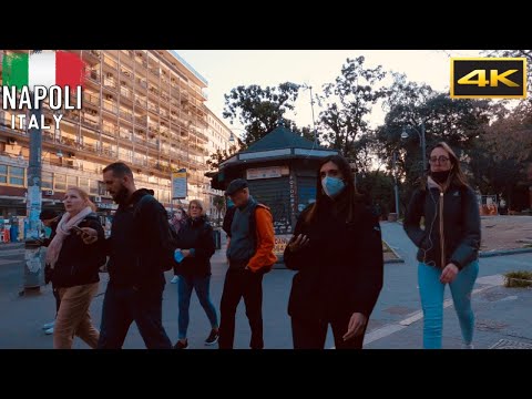 NAPOLI, 2022 Piazza Cavour to Via Santa Teresa Degli Scalzi Walking Tour |Naples, Italy |4k UHD