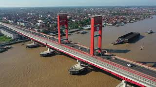 Download lagu View Jembatan Ampera Palembang mp3