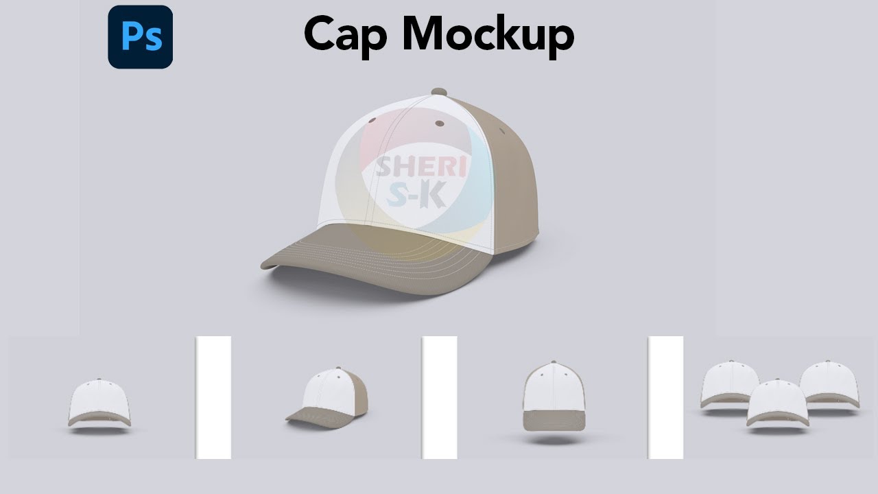 Cap Mockup PSD Download For Photoshop Sheri Sk Mockup PSD Download