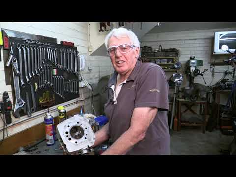 K-Lining Moto Guzzi Le Mans Valve Guides - Pt. 3 Cutting Valve Seats