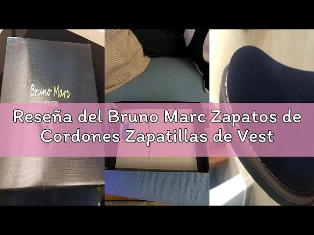 Vídeo relacionado con Bruno Marc Zapatos de Vestir Oxfords Zapatos de Cordones Clásico Zapatos de Traje Formales Derby para Hombre Negro DOWNING-02 Talla 41EU/8US
