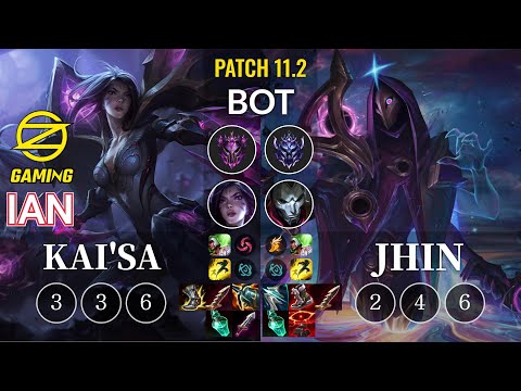 OZ Ian Kai'Sa vs Jhin Bot - KR Patch 11.2