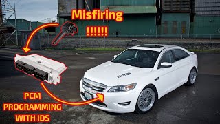Ford Taurus 2010 Misfire issue caused by PCM ✓ برمجة كمبيوتر فورد توريس