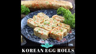 Korean Egg Roll Omelette (Gyeran Mari) | Easy Asian Party Dish