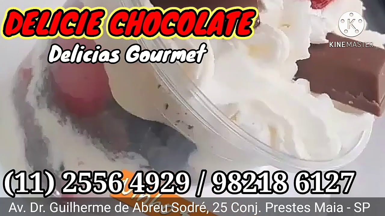 DELICIE CHOCOLATE DELICIAS GOURMET - AV. DOUTOR GUILHERME DE ABREU SODRE, 25 CONJ. PRESTES MAIA - SP