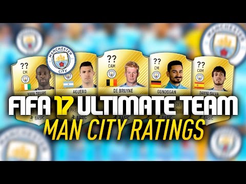 FIFA 17 MAN CITY RATINGS w/ DE BRUYNE & MORE! POTENTIAL PLAYER RATINGS!