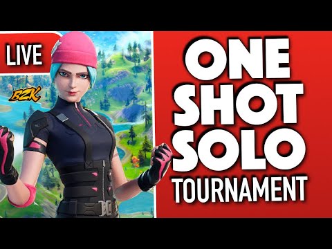 FORTNITE Live ONE SHOT TOURNEY !EARNINGS!DISCORD !DOMINTAING