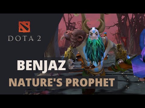 BENJAZ (Rank 34) plays Nature's Prophet Dota 2 Full Gameplay
