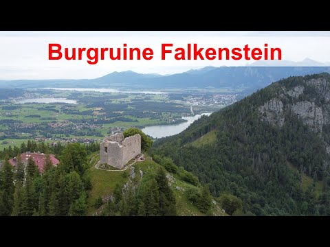Falkenstein castle ruins - the highest castle in Germany