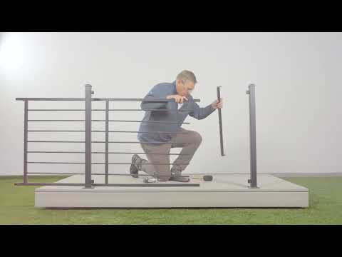 How to Install RDI MetalWorks Excalibur Steel Railing Latitudes – Level Rail