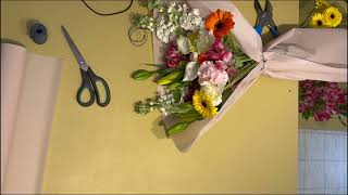 İzmit Çiçekçi 💐 Buket Nasıl Yapılır? | Taze Çiçek Tasarımı (Aynı Gün T
