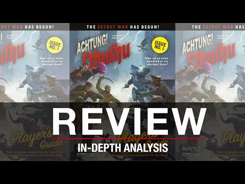 Achtung! Cthulhu Player’s Guide REVIEW | World War 2 TTRPG Horror from Modiphius