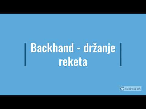 Stolni tenis - osnovni udarci