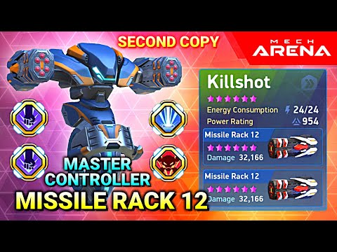 Missile Rack 12 Second Copy - Killshot - Master Controller - Mech Arena Robot Showdown