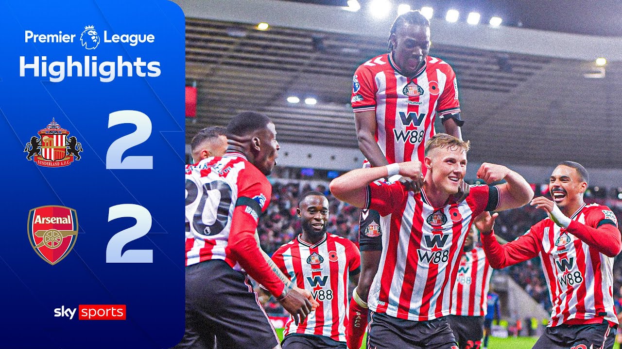 Brobbey snatches LATE point for Black Cats! | Sunderland 2-2 Arsenal | Premier League Highlights
