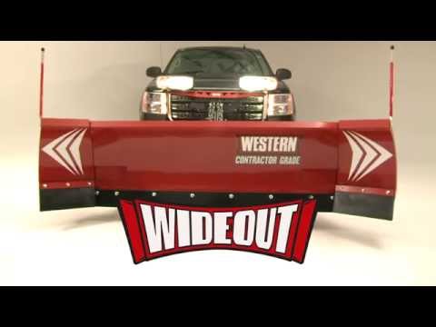 WESTERN® WIDE-OUT™ Adjustable Wing Snow Plow